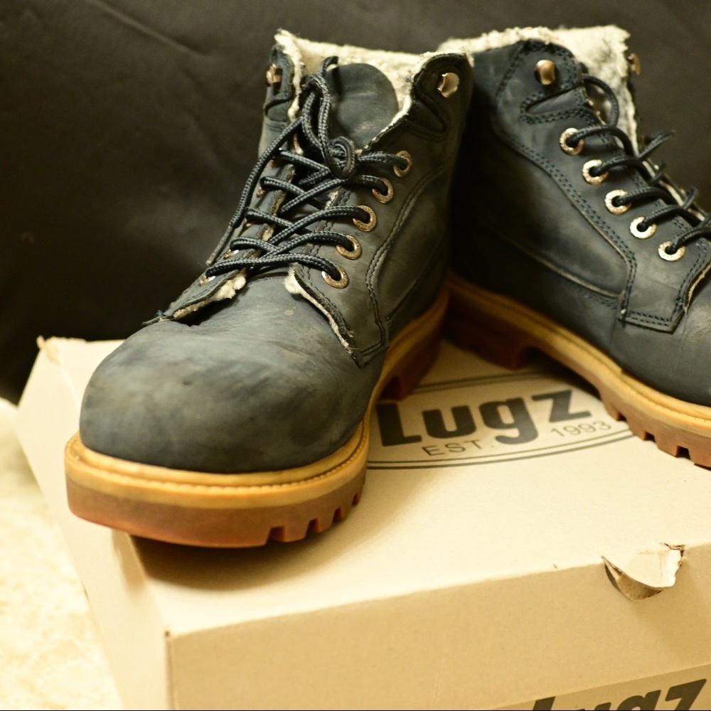 Lugz Brigade Fleece WR (Navy/Cream/Gum)